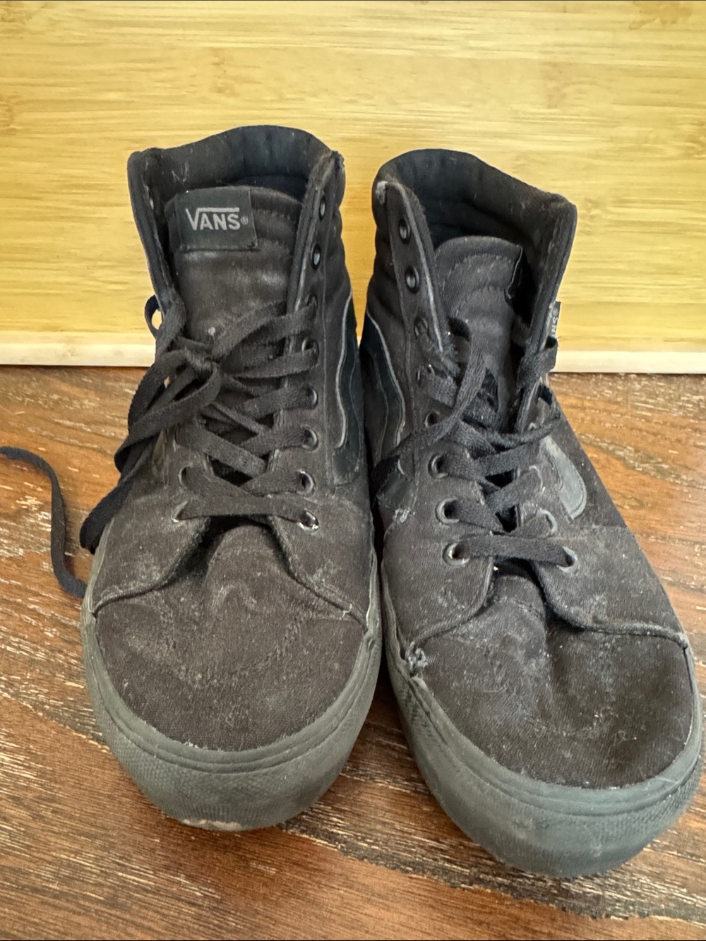 Vans Black High-Top Skater Sneakers - Picture 4 of 8
